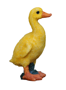 创意情侣小黄鸭摆件户外花园庭院桌面假山鱼池动物装饰工艺品送礼