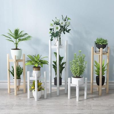 花架子室内多层阳台多肉绿萝花盆实木质客厅装饰置物架落地式花台