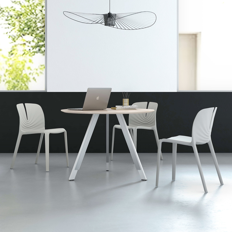 圣奥办公家具圆形会议桌灵派创意办公洽谈桌现代简约桌椅组合桌圆