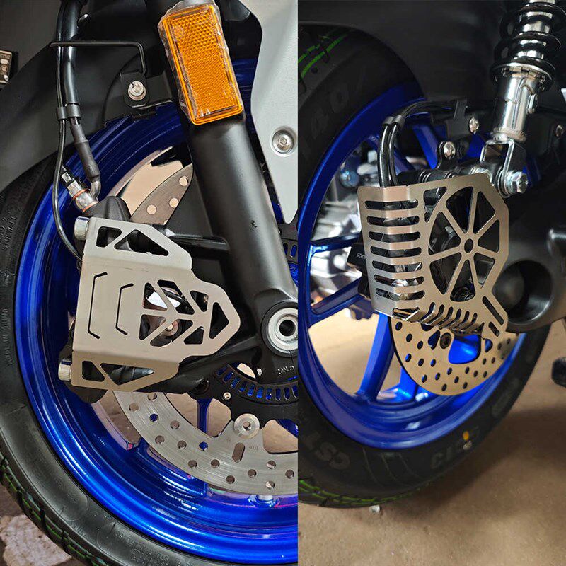 适用升仕368D 368M 368E改装件前卡钳保护罩摩托右边保护罩卡钳盖