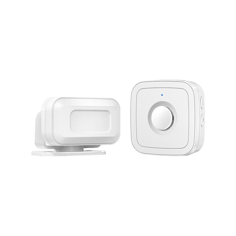 店铺门铃欢迎光临人体感应器进门语音提醒分体式迎宾红外线播报器