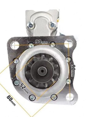 适用玉柴4A起动机A8300-3708100起动机马达拖拉机起动机马达12V