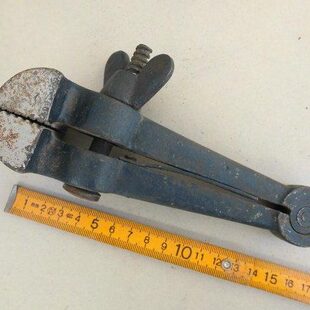 八九十年代老货手虎钳手拿钳50mm重型铸钢虎钳多用固定加紧工具钳