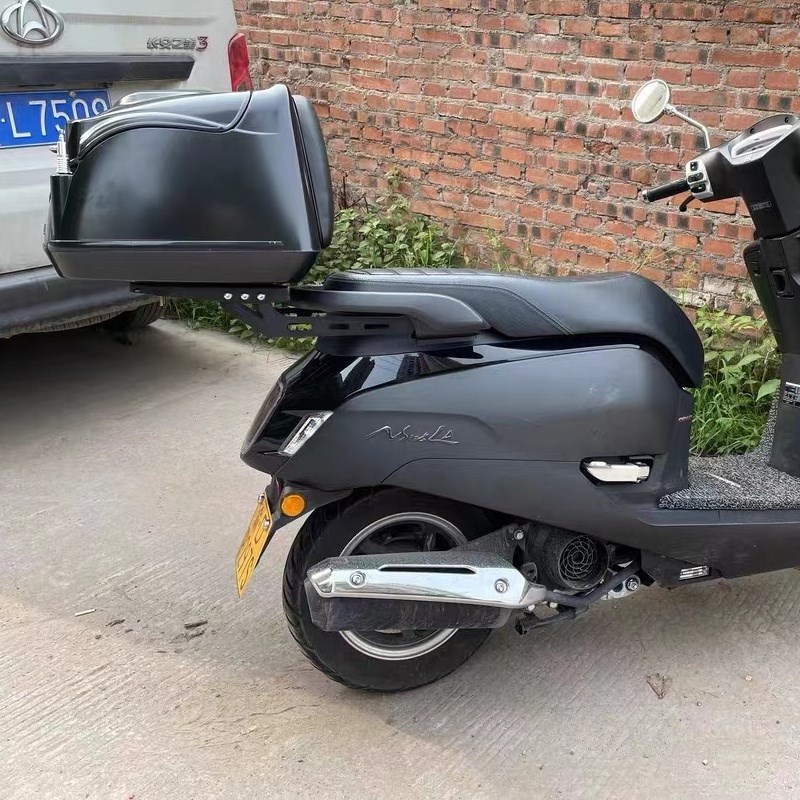 适用新大洲本田NS1n25LA复古尾箱摩托车改装后备箱载物 送碳钢尾