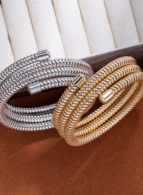 欧美跨境个性金属手镯