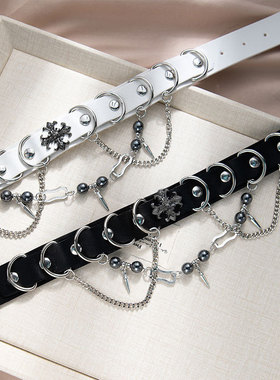 欧美跨境皮质十字架项圈