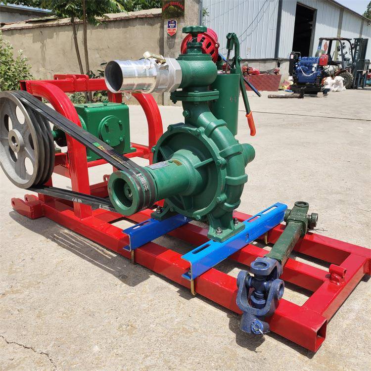 拖拉机后悬挂300高压喷灌泵扬程140流量180带微喷滴灌高压喷枪