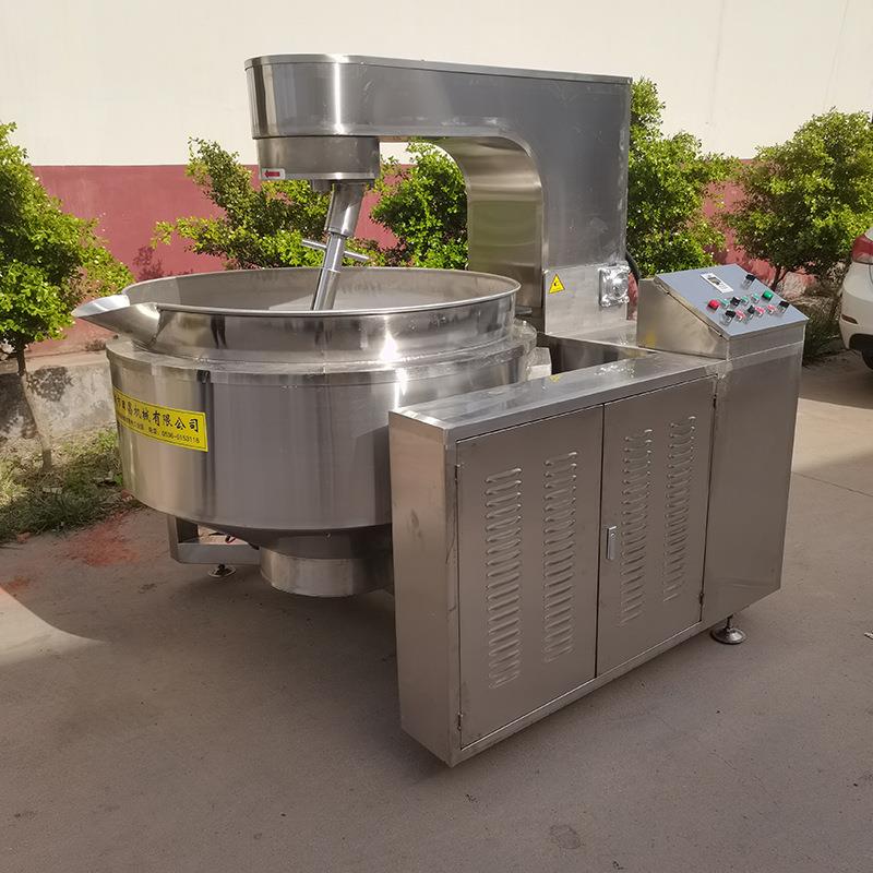全自动行星炒锅果酱调料馅料火锅底料搅拌设备食堂厨房商用炒菜机