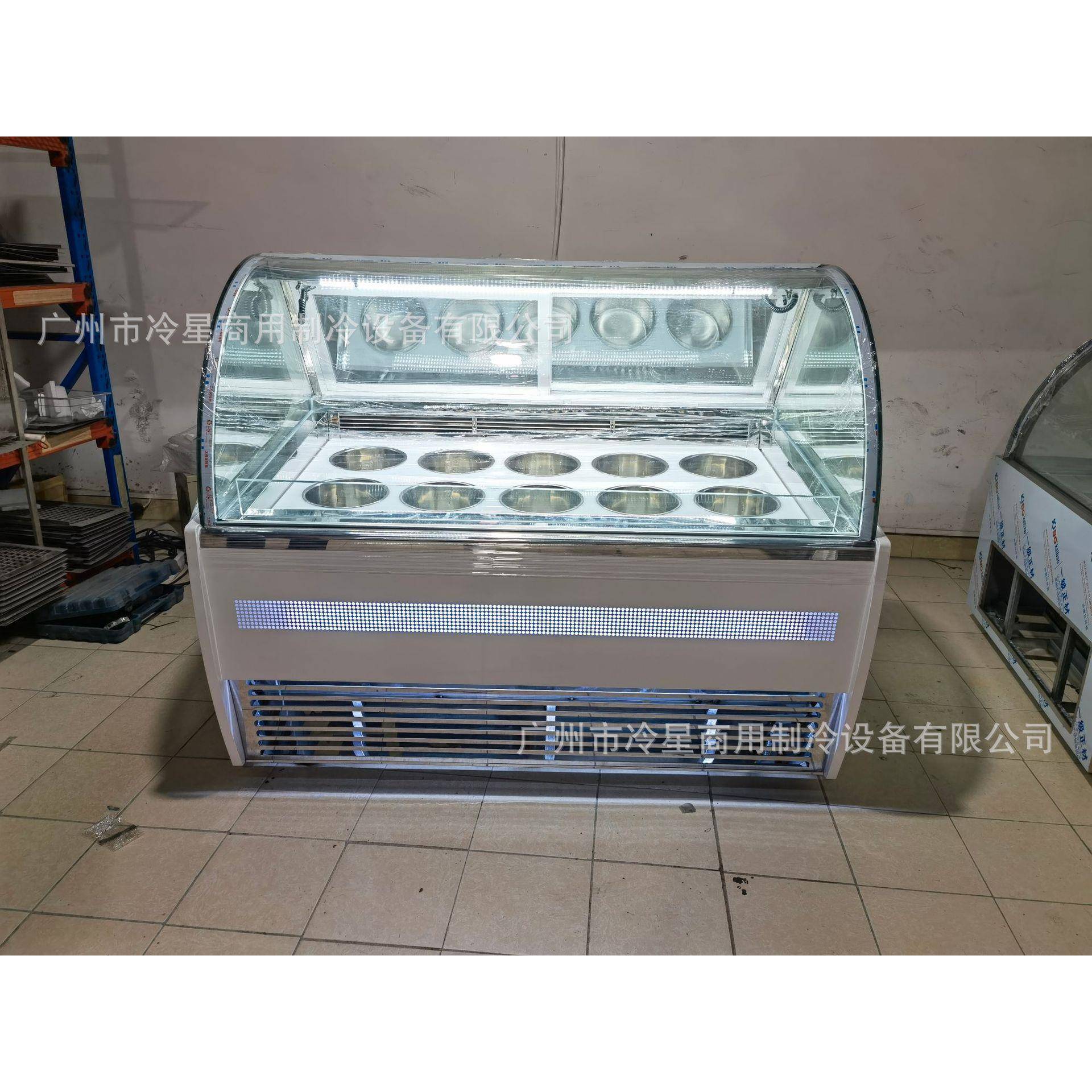 哈根达斯10桶冰淇淋展示柜冷冻展示柜110V60HZ低温风冷冷冻冰箱