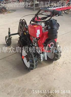 链条开沟机 单链条挖沟机管 田自BKJ水地埋线农果园排水来沟挖机