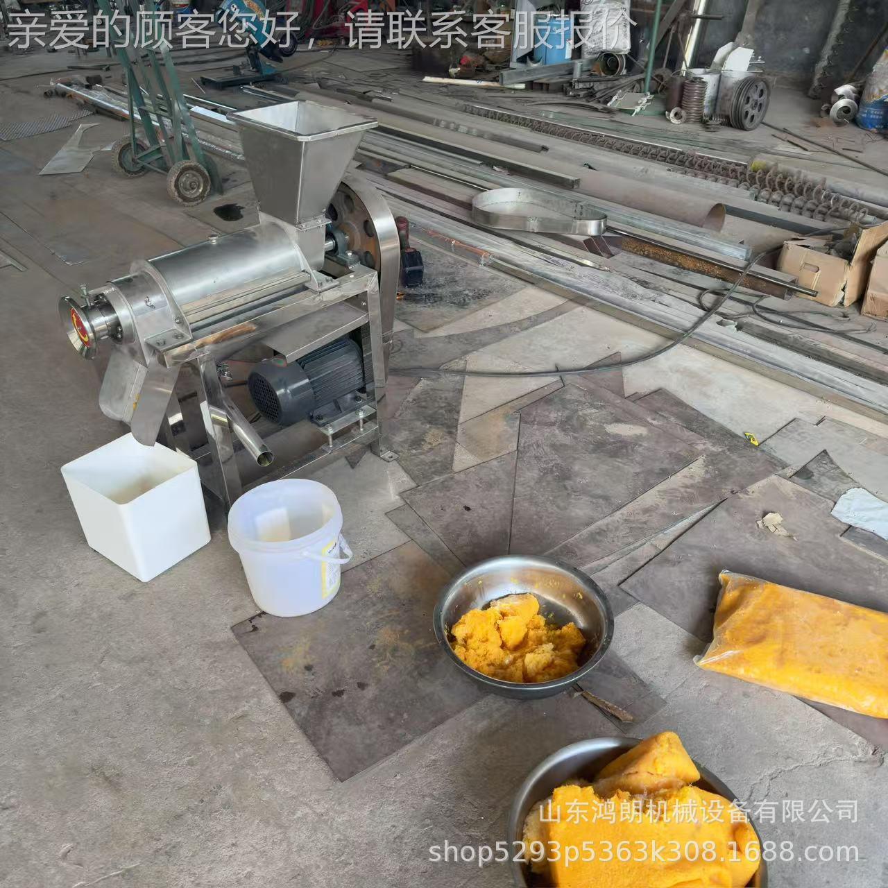 西红圣果榨汁 大产机量商用原汁饮料压榨机 女TCK柿破碎打汁机