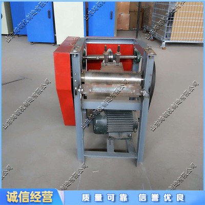 易拉罐剪开展平机厂家 家用小型易拉罐展平机 电动马口铁皮铺平机