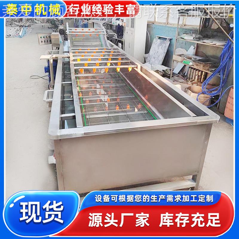 气YPR泡加冲水浪果清洗机 荔枝龙眼气泡清洗成机 泡菜清洗工套设