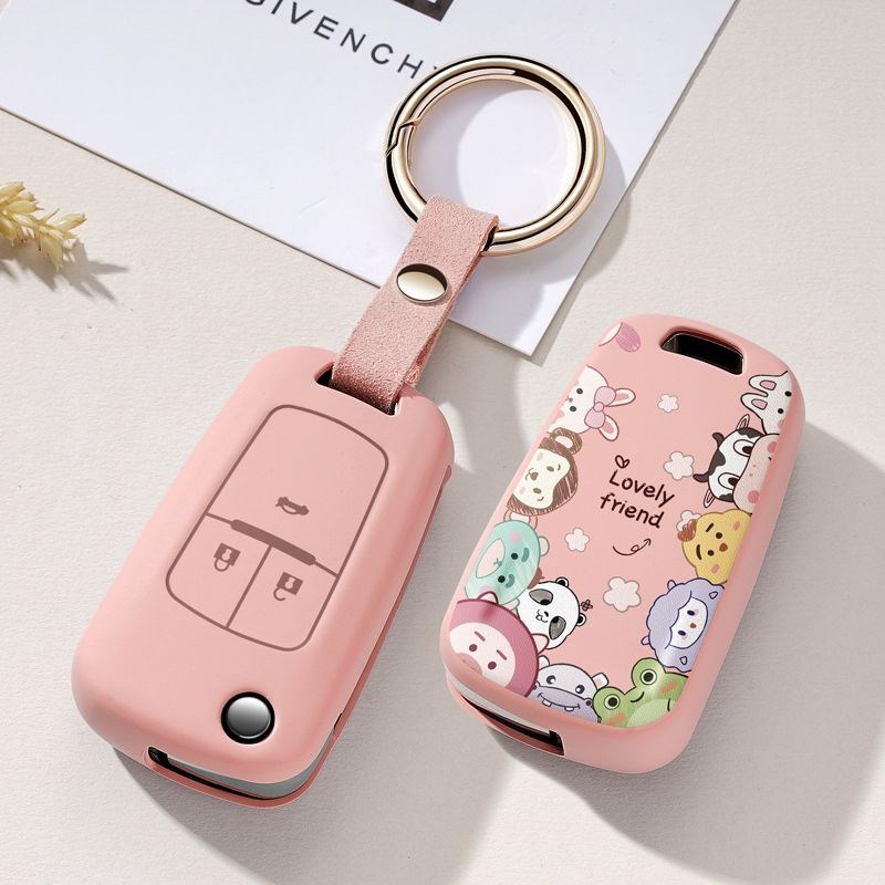 适用雪佛兰科鲁兹钥匙套科鲁泽科沃兹迈锐宝xl探界者创酷赛欧壳扣