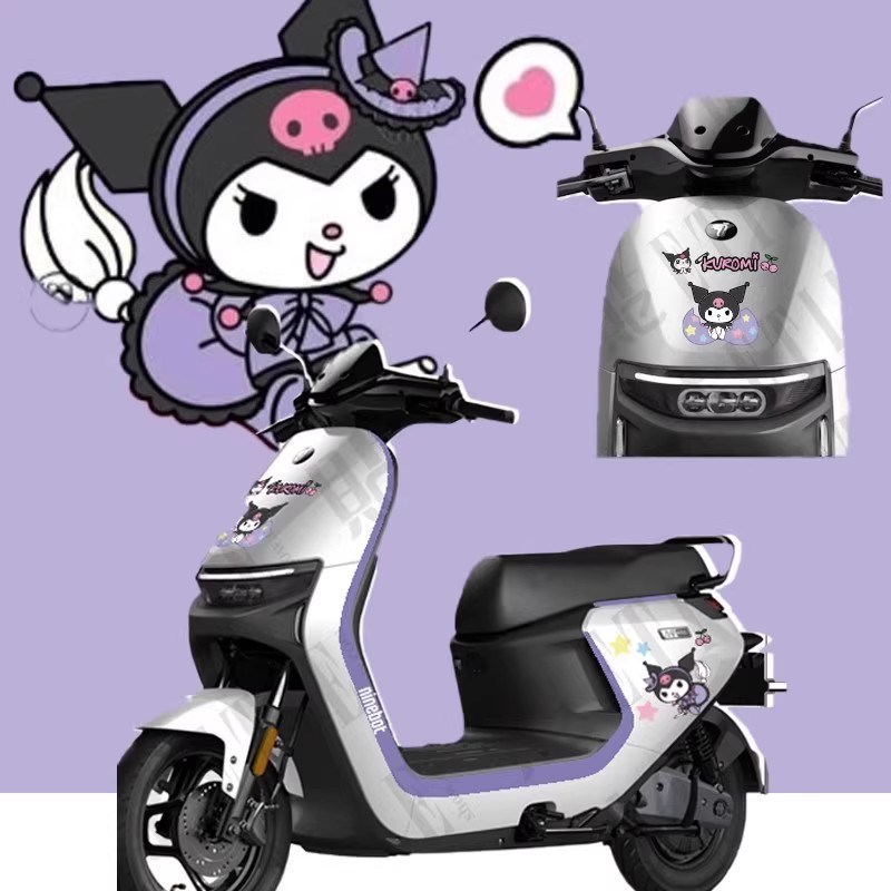 适用九号E200/E80C100125贴纸仪表膜轮毂反光贴电动车改装饰版画