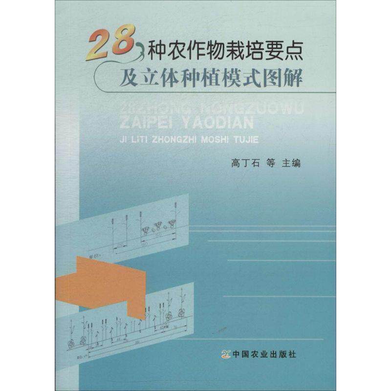 【正版书籍】 28种农作物栽培要点及立体种植模式图解 高丁石 等 中国农业出版社