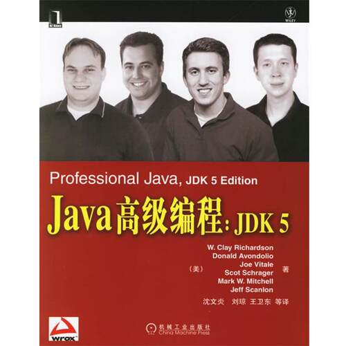 【正版书籍】 Java高级编程:JDK5 (美)理查德森 等著,沈文炎 等译 机械工业出版社