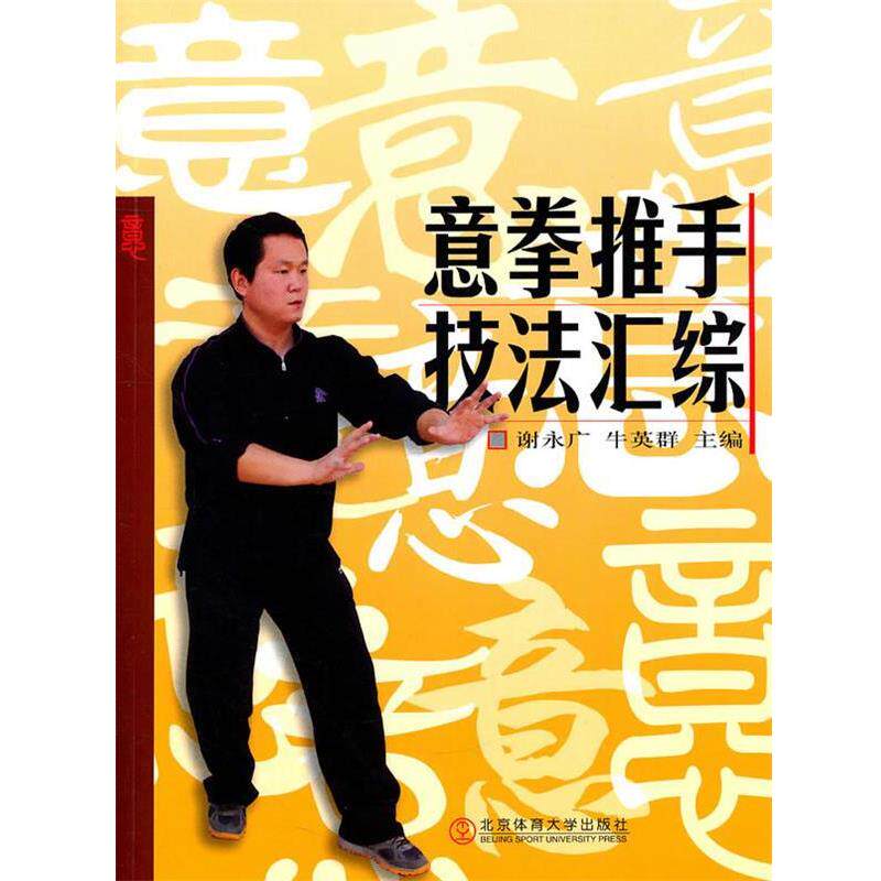 【正版书籍】 意拳推手技法汇综 谢永广 主编 北京体育大学出版社