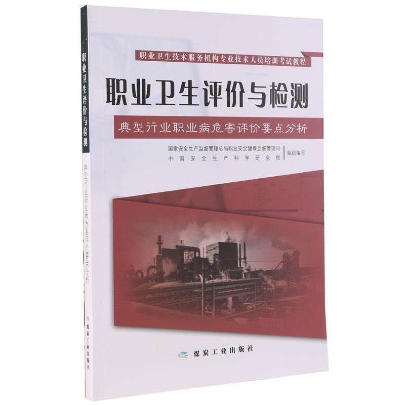 【正版书籍】 职业卫生技术服务机构专业技术人员培训考试教程·职业卫生评价与检测:典型行业职业病危害评价要点分析 国家安全生