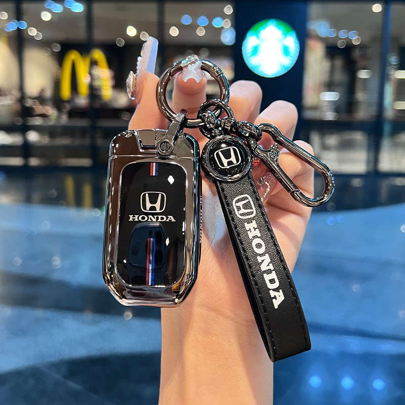 适用于老款本田9.5代雅阁钥匙套九代半思域凌派CRV缤智XRV车扣壳