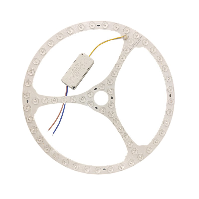 全光谱Led灯芯吸顶灯三色调光板风扇灯更换光源板高亮度透镜灯条