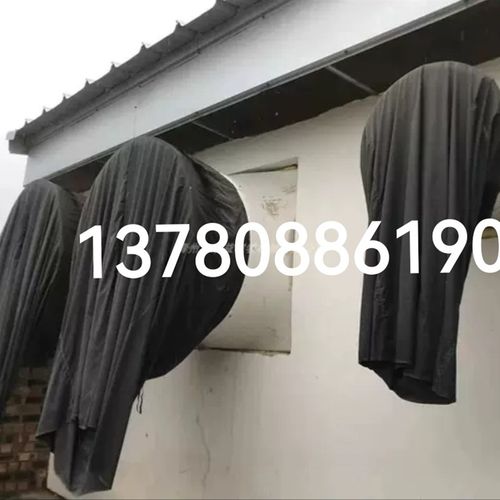 玻璃钢风机回风罩养殖场负压风机回风罩防风罩风机防蚊布袋常规款