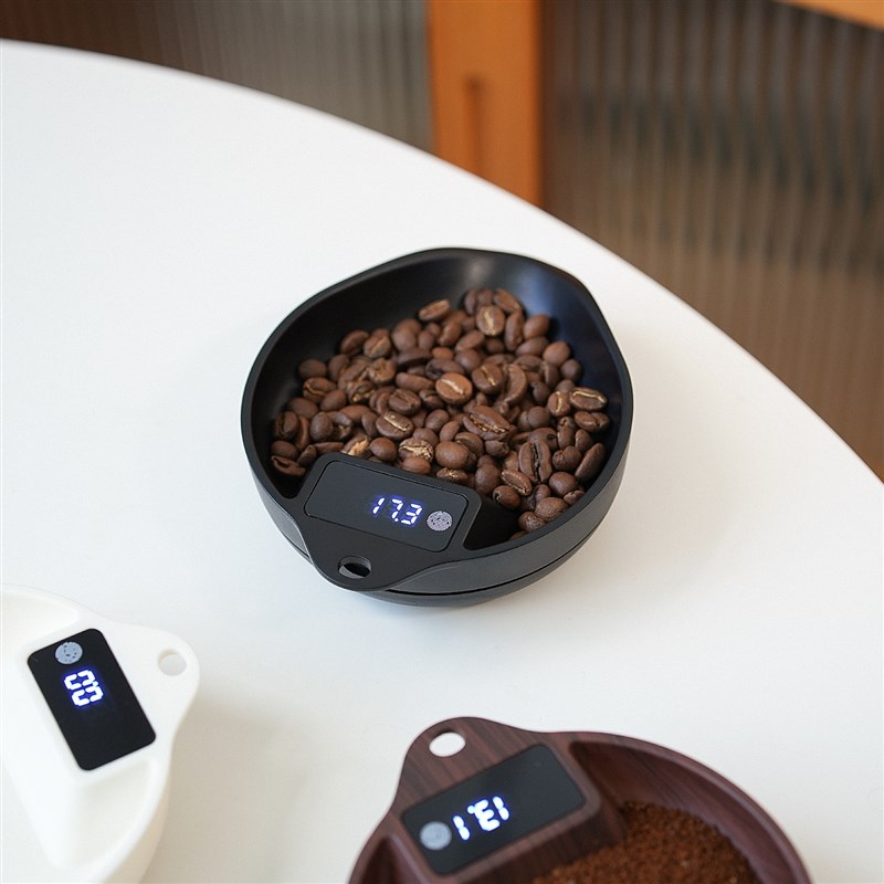 咖啡电子秤豆盘ABS手冲电子秤豆盘意式咖啡称重展示盘咖啡豆碟