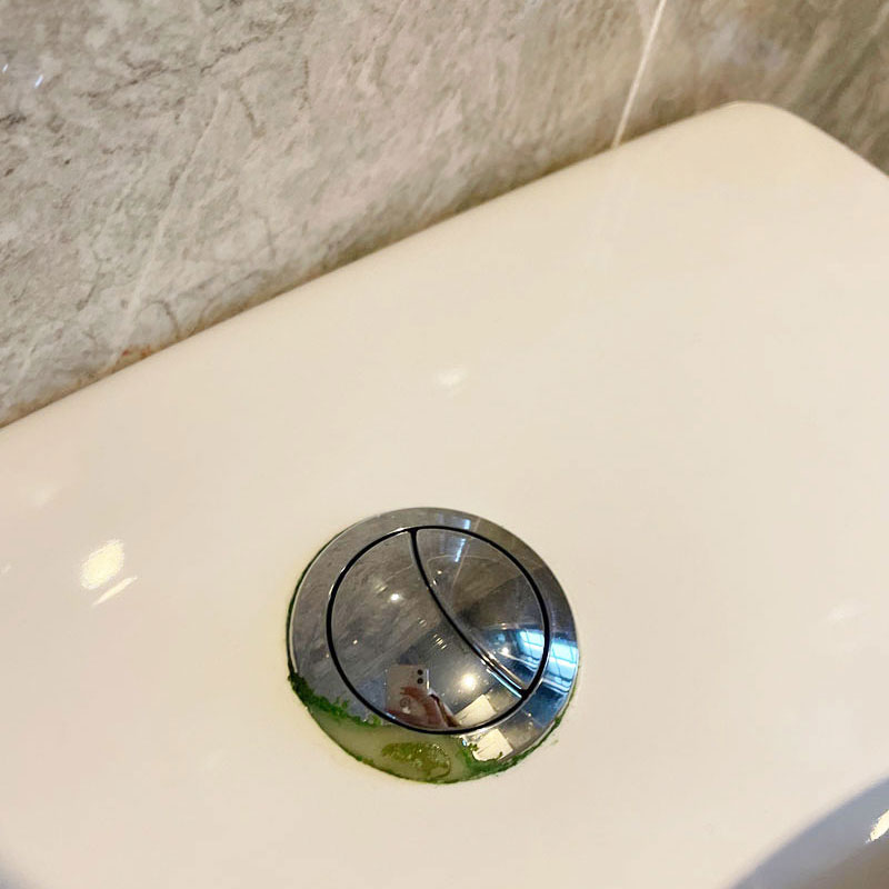 TOTO马桶按键按钮 SW981B 851 781坐便器水箱配件 双按圆形按键