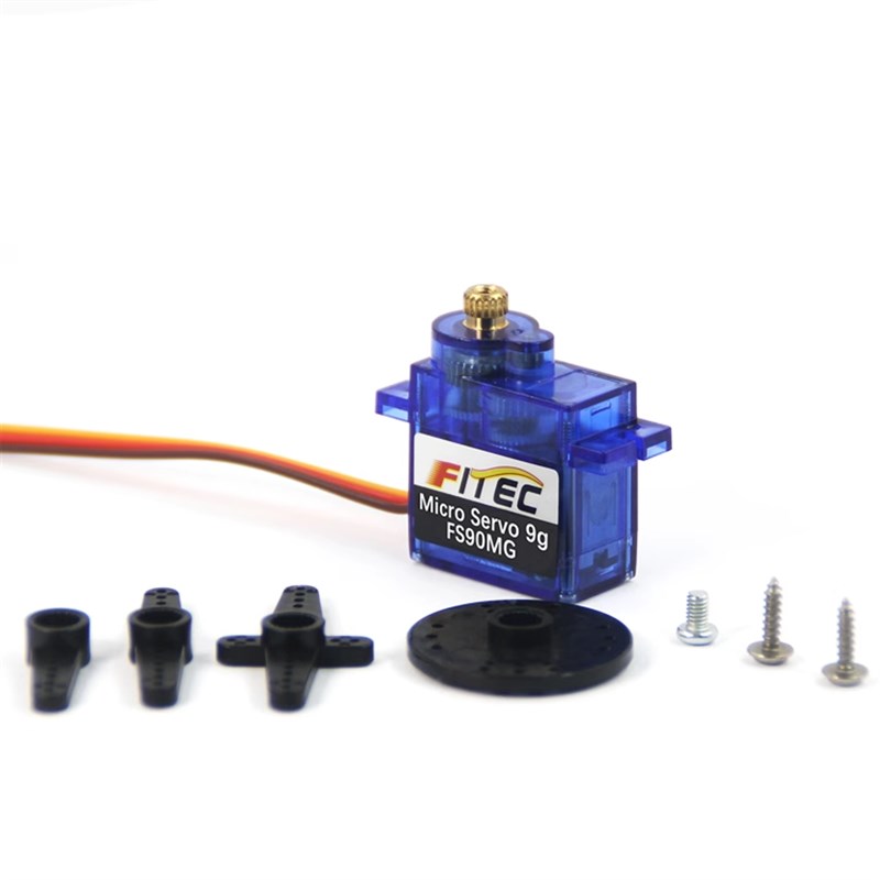 飞特FS90MG数码180度2.2KG金属齿9壳450直升机金属遥控航模舵机
