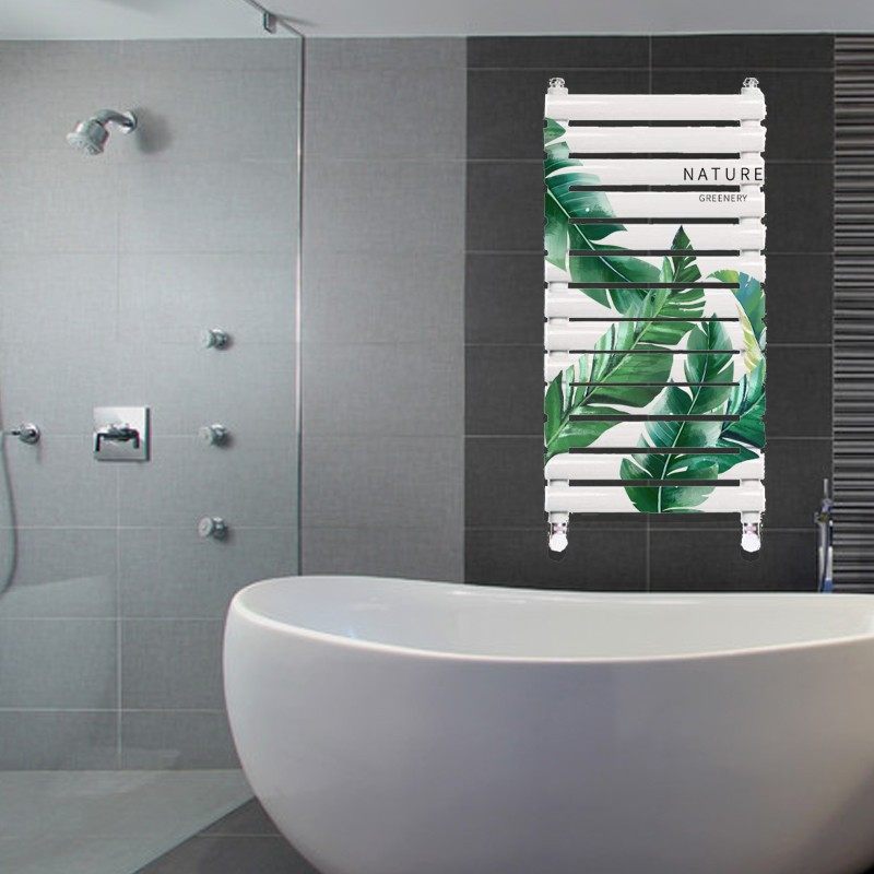 暖气片家用水暖卫生间小背篓壁挂式散热片平板卫浴艺术暖气超薄