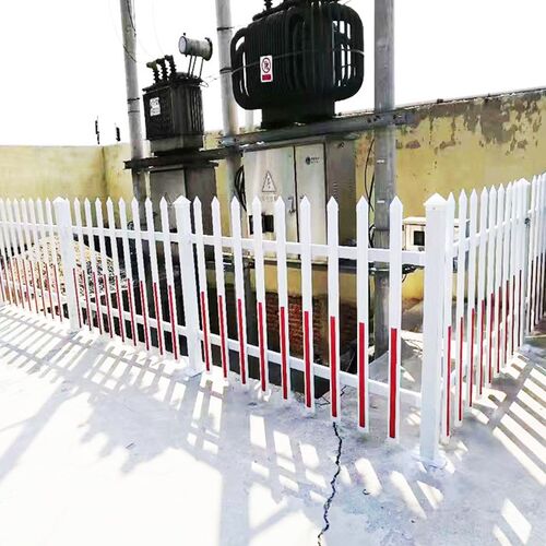 塑钢pvc箱变变压器围栏栅栏电气房塑料配电箱电力环网柜防护栏杆