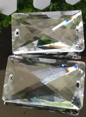 浦江工厂50mm长条灯饰水晶配件  水晶灯饰配件 吊灯台灯水晶配件