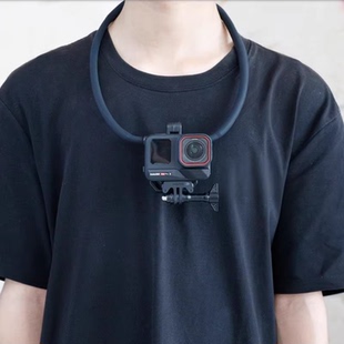 MANSI/漫斯运动相机第一视角拍摄配件 挂脖支架/胸带/头带