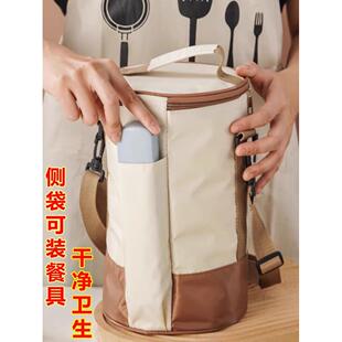 新款饭盒保温包手提袋饭盒袋子加厚铝箔三层加厚防水保温桶饭盒包
