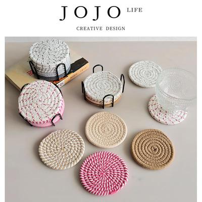 JOJO'S L. PD.Proceedings.杯架杯垫棉绳马克杯垫隔热垫 |