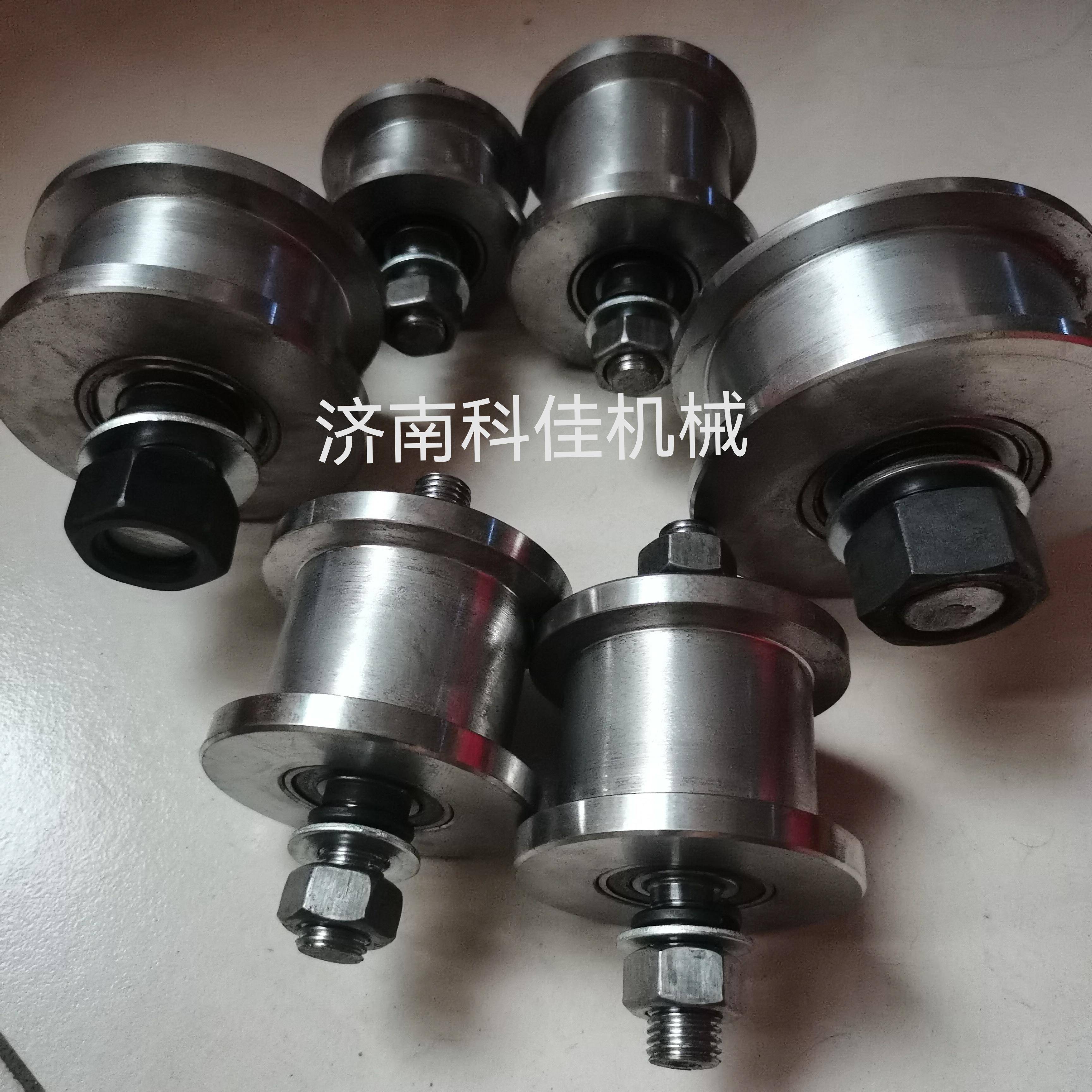 轨道轮重型 H型工字钢轻轨滑轮 大铁门槽轮 方钢 槽钢 双边道轨轮