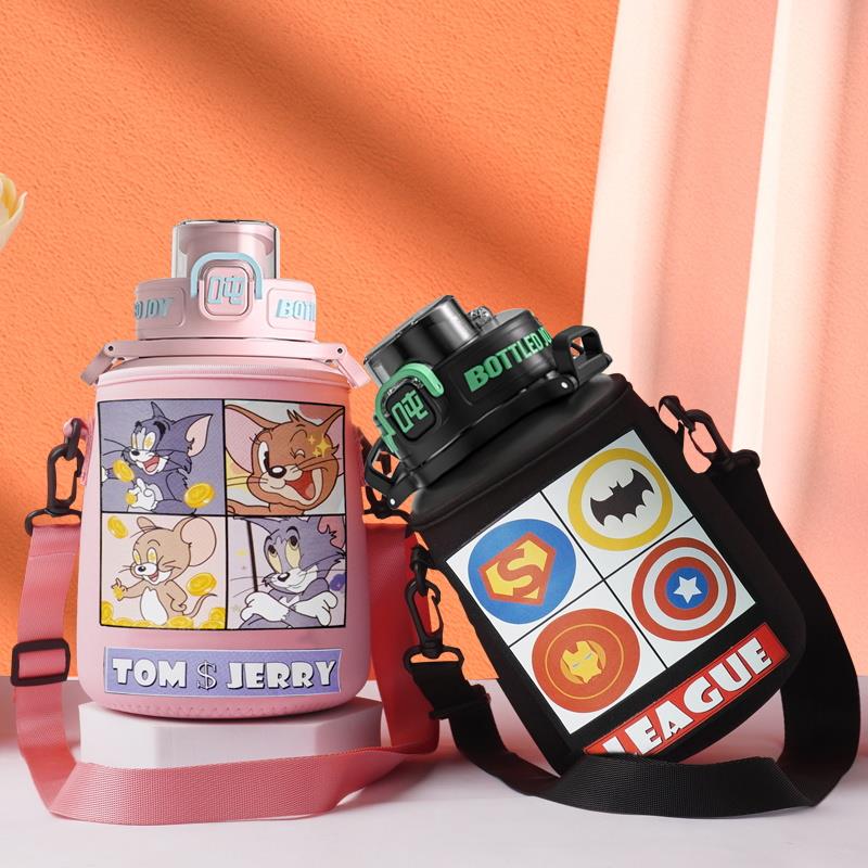 吨吨桶儿童水杯套1000ml吨吨杯保温杯套斜挎抱婴袋同款水壶保护套