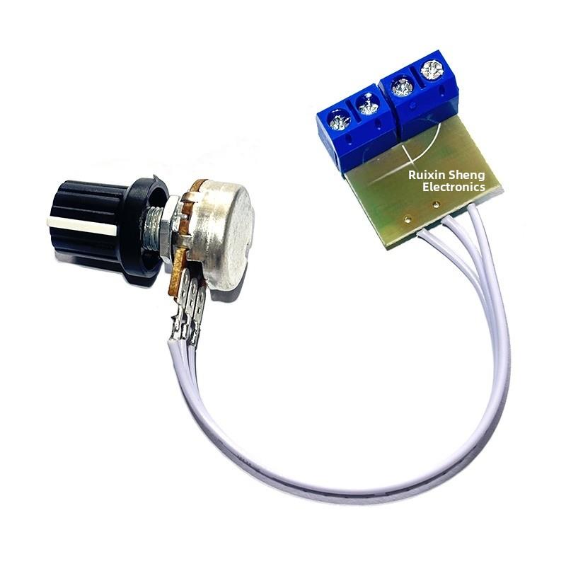 Led调光器亮度控制Dc5V12V24V软硬灯条线性灯箱亮字旋钮调节开关