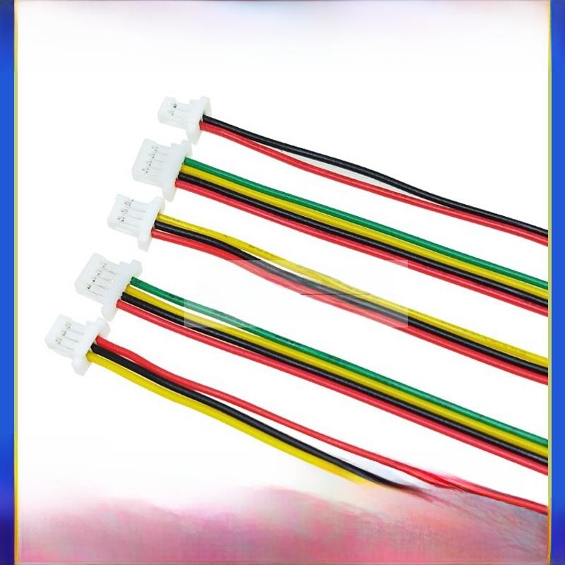 间距1.0mm数字线Sh1.0彩色电缆彩色端子线2P3P4P6P8P单头双头连接