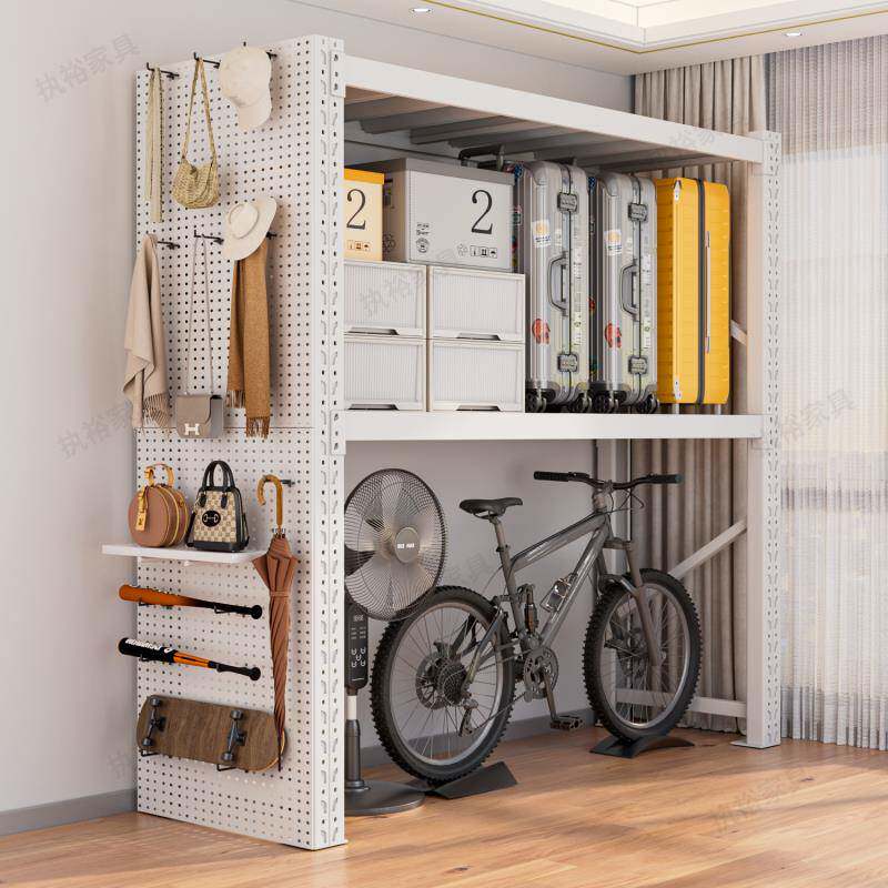 家用大件物品货架收纳架客厅置物架行李箱防尘帘靠墙下空式多层