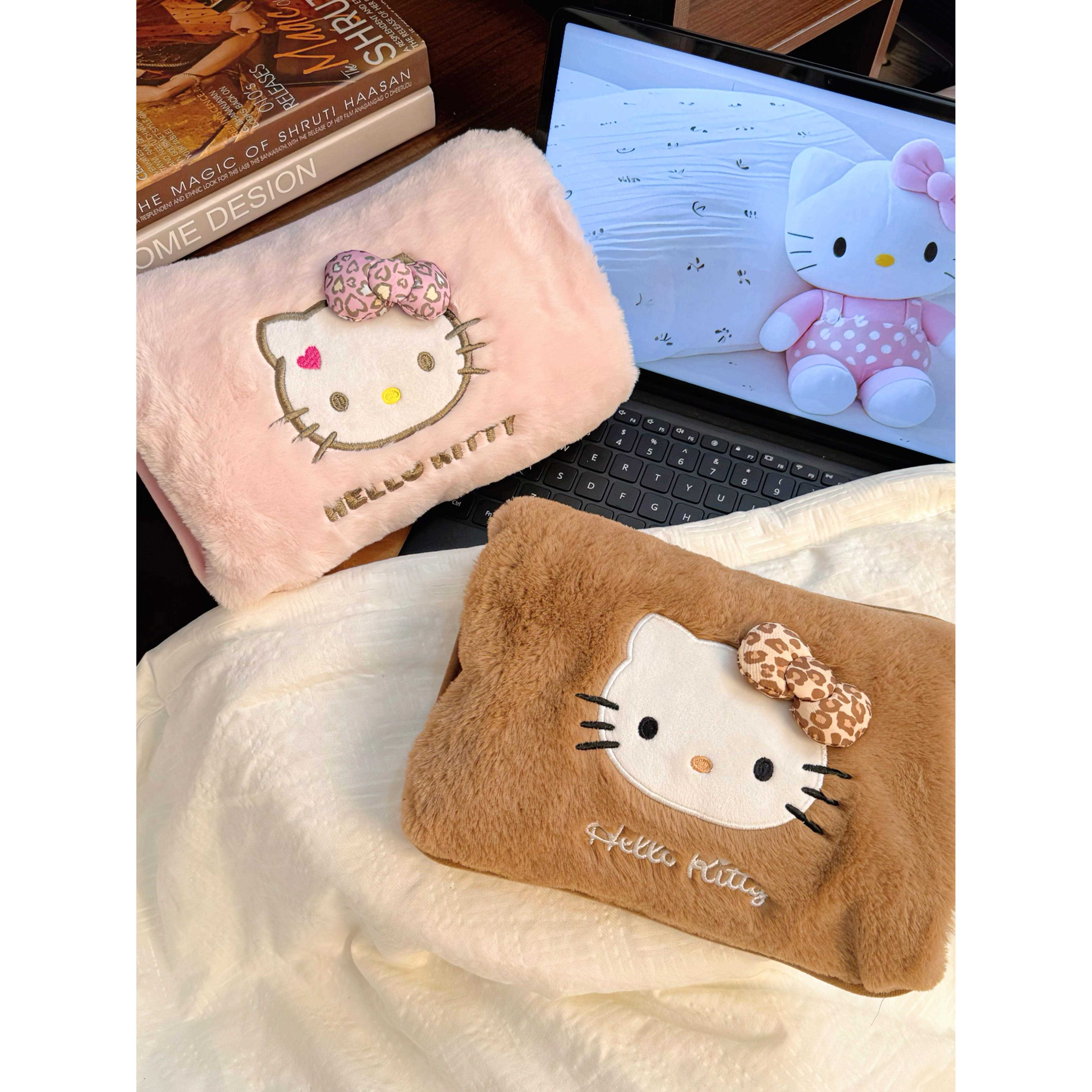 豹纹凯蒂猫热水袋新款充电款防爆暖宝宝暖手宝秋冬女生可爱电暖宝