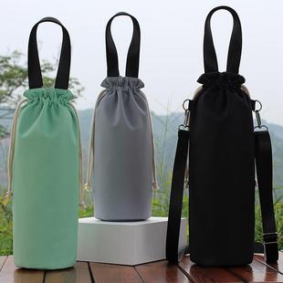 水壶袋套水杯保温杯杯子特大号杯套手提斜挎大容量保温壶套保护套