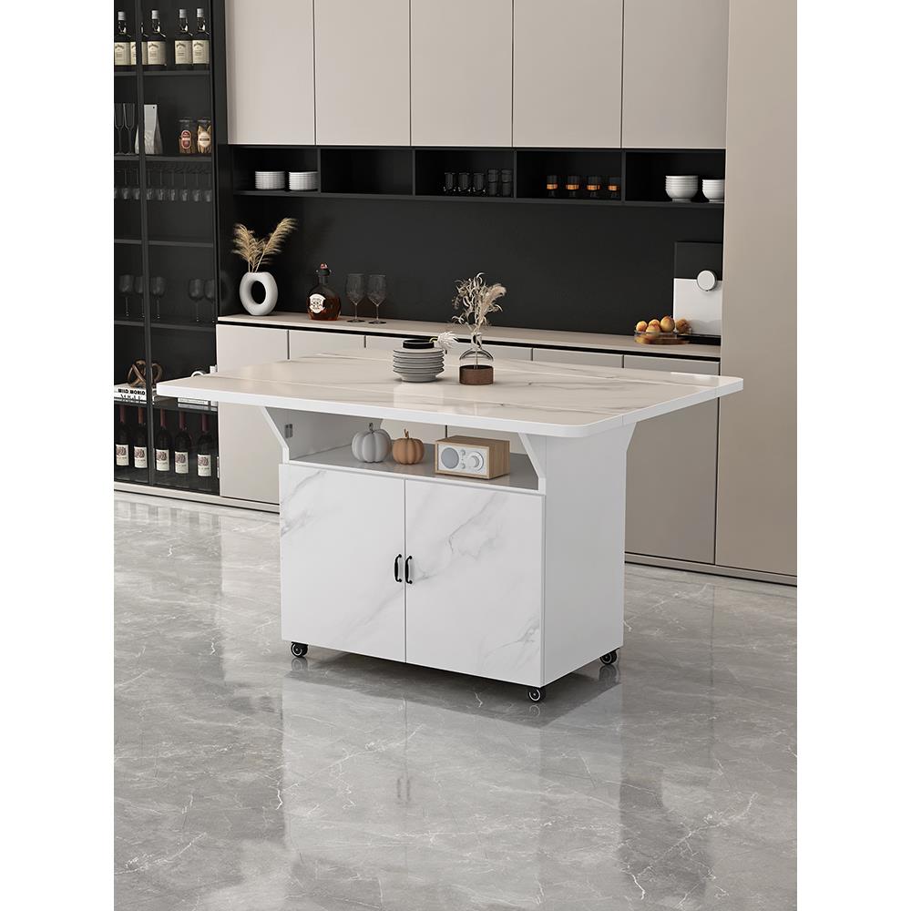 折叠餐桌家用可移动小户型简易长方形折叠桌子吃饭桌棋牌桌4人6人