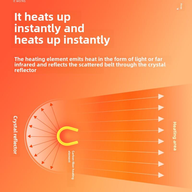鸟笼烤火炉桌下烤脚烤火器小太阳取暖器家用小型节能电暖器电烤炉