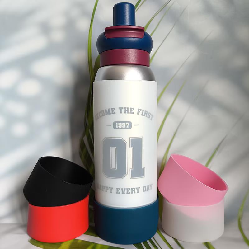 7.5cm矽胶杯套世大家玛丽苏篮球风保温杯套700ml运动水杯保护套