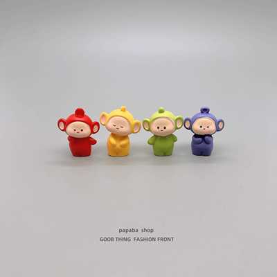 无聊了，摆几个天天宝宝陪玩可爱治愈情绪解压日式工位桌面小摆件