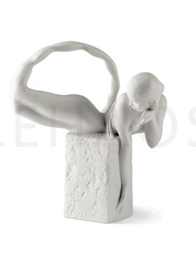 天蝎座！出口 北欧纯白色 创意陶瓷 星座 雕塑摆件 十二星座礼物