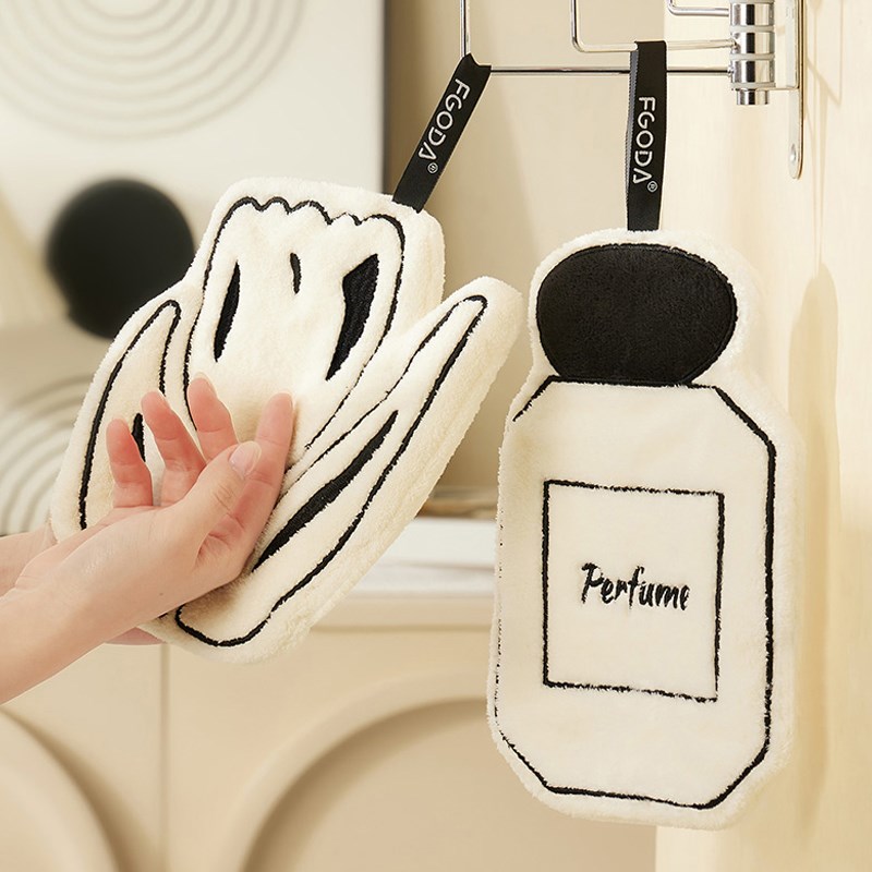 加厚可爱擦d手巾挂式洗手毛巾超强吸水不掉毛厨房抹布卫生间擦手