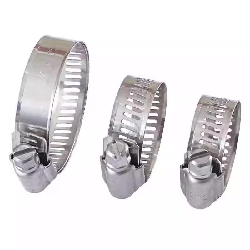 不锈钢卡强力固定水p管1寸2寸卡扣电线杆抱箍油管气管卡子管夹