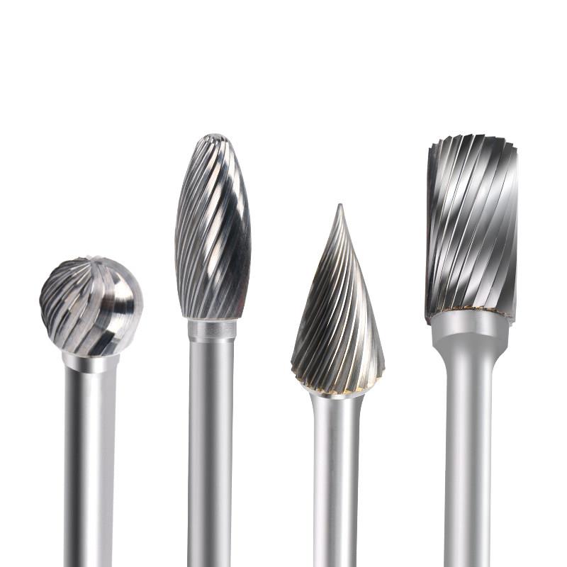 速发硬质合金旋转锉金属打磨w钻头电动磨机挫刀乌钢铣刀内钨钢磨